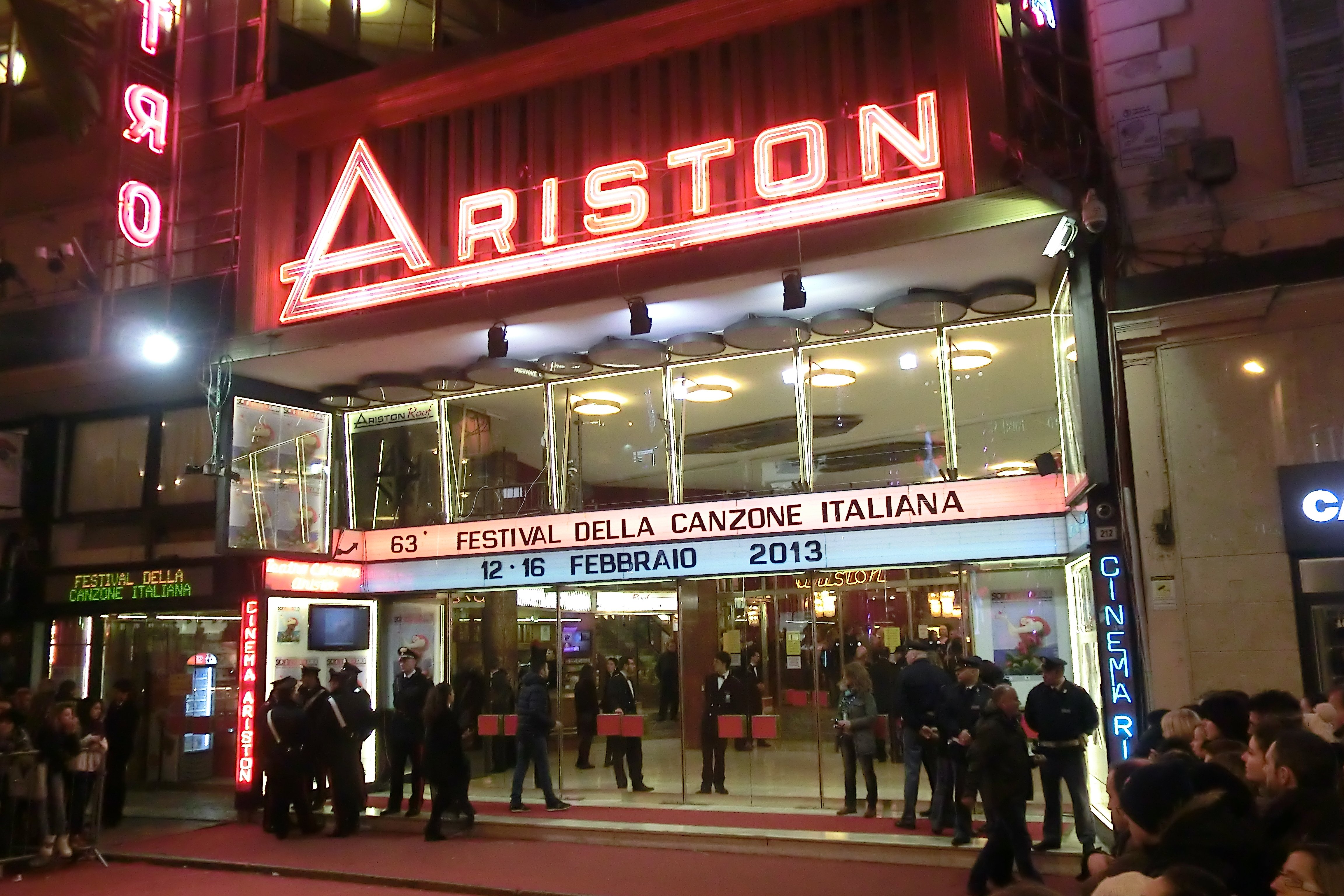 Visita Teatro Ariston | Resoconto